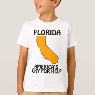 Florida - Amerikas rop på hjälp Tee Shirt