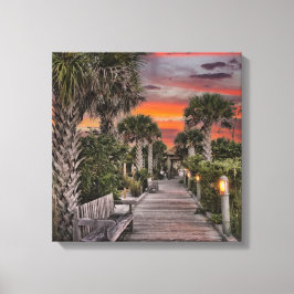 Florida Anna Marie Sunset Canvastryck