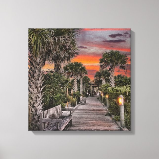 Florida Anna Marie Sunset Canvastryck (Framsida)