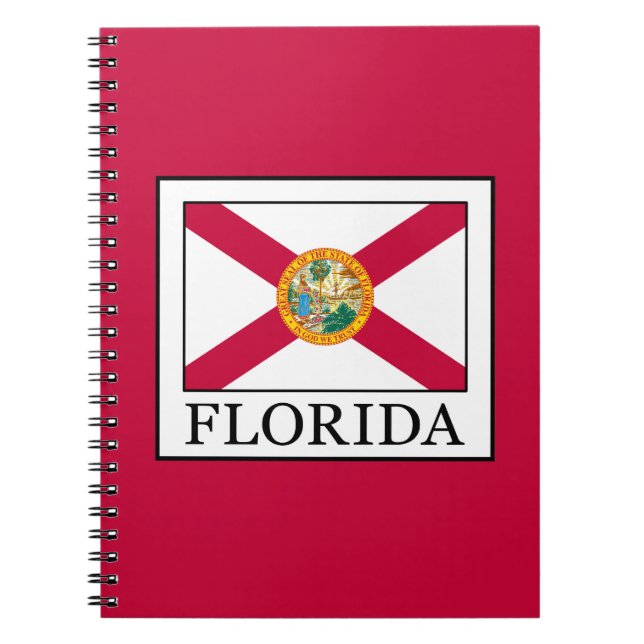 Florida Anteckningsbok Med Spiral (Framsidan)
