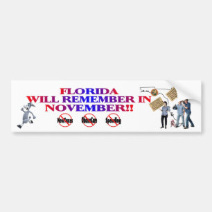 Florida - Anti ObamaCare, nya skatter & utgifter Bildekal