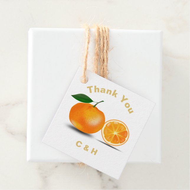 Florida Apelsiner & Blossom Personlig Gåvor Etiketter (På plats)