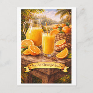 Florida Apelsinjuice (Amerikansk matserie) Vykort