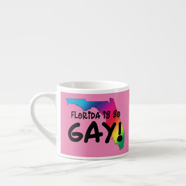 Florida är så Gay Espressomugg (Vänster)