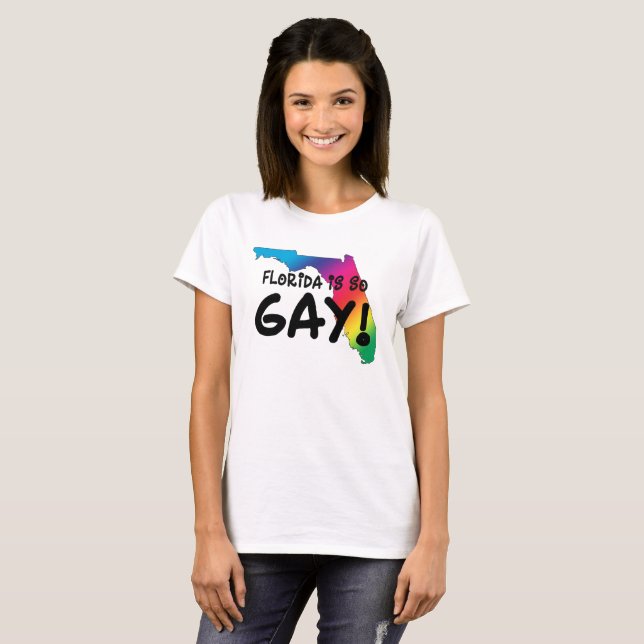 Florida är så Gay T-Shirt (Hel framsida)