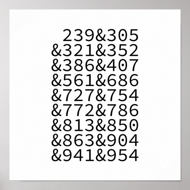 Florida Area Codes Poster (Framsidan)