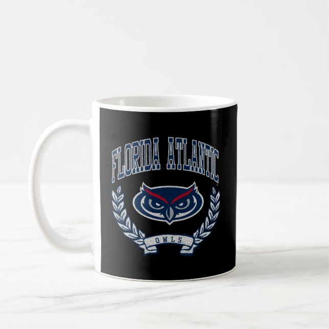 Florida Atlantic Uggla Victory Heather Grått Kaffemugg (Vänster)