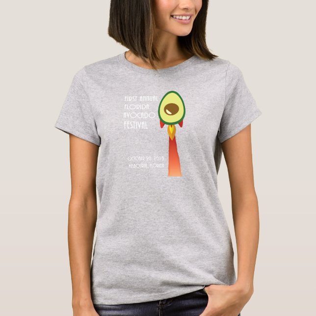 Florida Avocado Festival T Shirt (Framsida)
