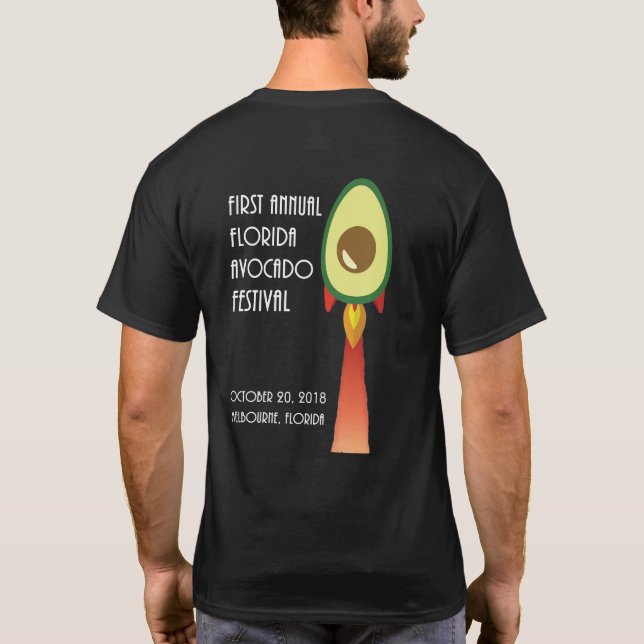 Florida Avocado Poster Tee shirt (Baksida)