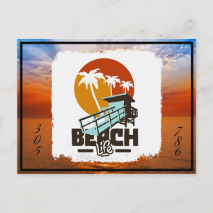 Florida Beach Life-vykort Helg Vykort