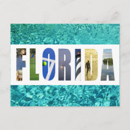Florida Beach Ocean Travel Photo Vykort