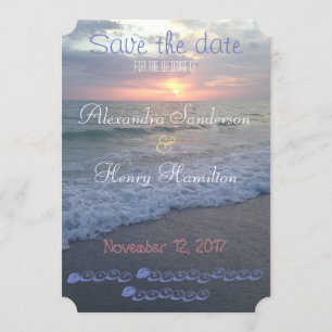 Florida Beach Sunset Spara datum Datumet
