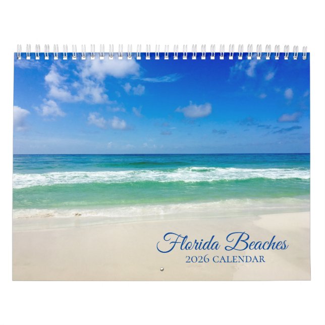 Florida Beacher Beresh Ocean Photography 2026 Kalender (Omslag)