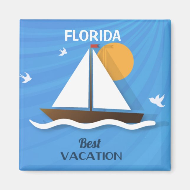 Florida best vaccination fridge magnet (Framsidan)