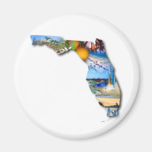 FLORIDA BILDDESIGN MAGNET