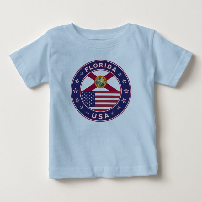 Florida, blå t shirt (Framsida)