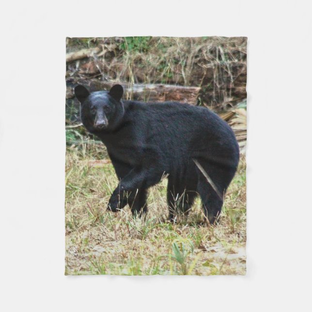 Florida Black Bear Fleecefilt (Framsidan)