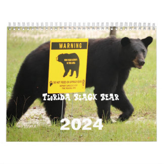 Florida Black Bear Månadskalender Kalender