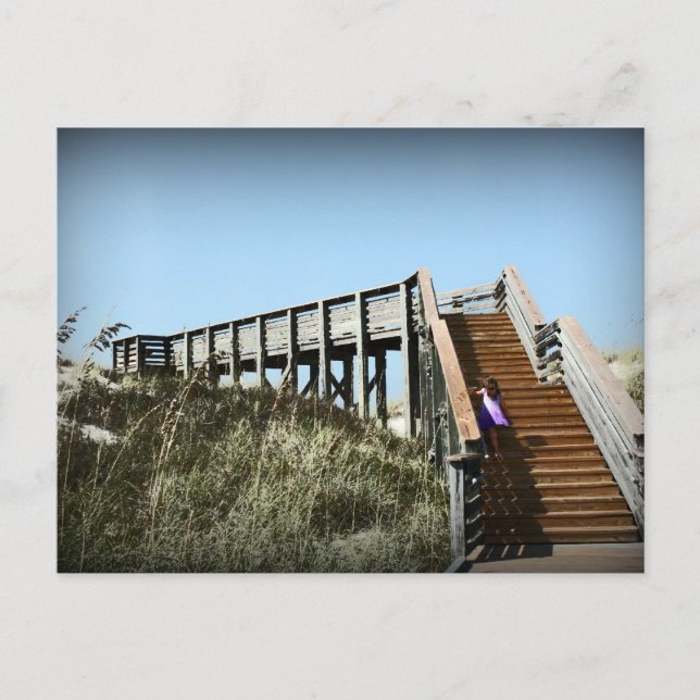 Florida boardpromenad, Cape San Blas Bukt Kusten Vykort (Framsida)