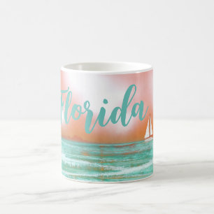 Florida Boat Sailing Kaffemugg
