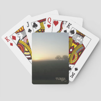 Florida bondgård morgon soluppgång naturlig fotogr casinokort