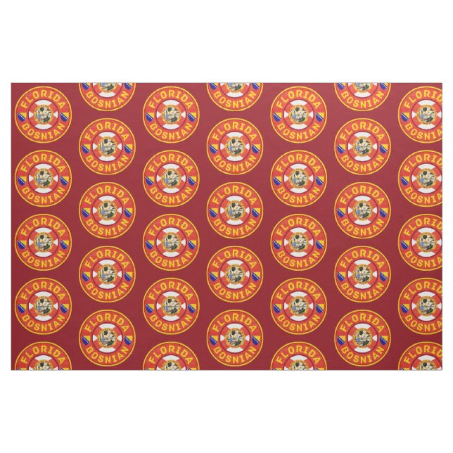 Florida Bosnian American Fabric Tyg (Fat Quarter)