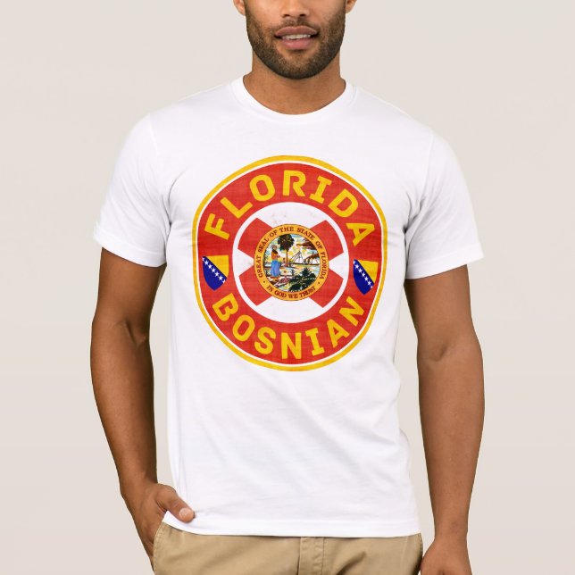 Florida Bosnian American Tee (Framsida)