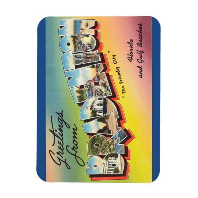 Florida, Bradenton Magnet (Vertikal)