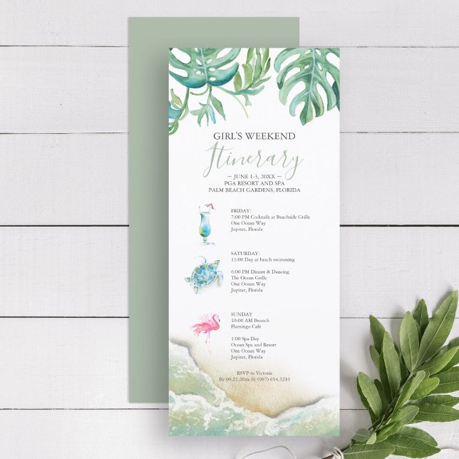Florida Bröllop Helg Itinerary for Guests (Skapare uppladdad)