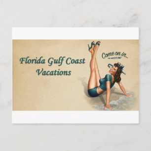 Florida Bukt Kusten Vykort