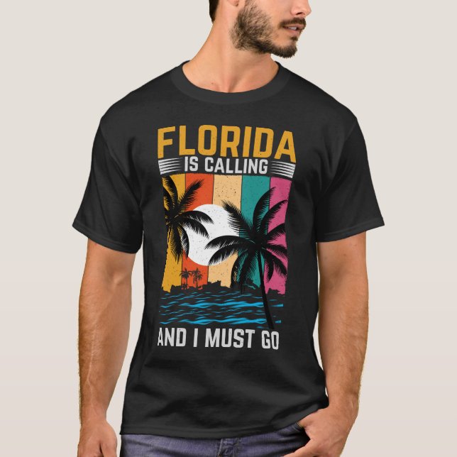 Florida Calling T Shirt (Framsida)