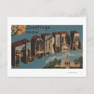 Florida (Capital Byggnad) - Stora Brev Vykort