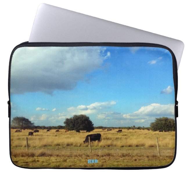 Florida Cattle Laptop Sleeve (Framsidan)
