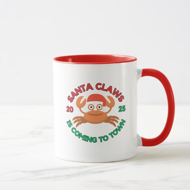 Florida Christmas Coffee Mug Santa Claws Mugg (Höger)