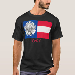 FLORIDA CIVIL KRIG REGIMENT 1861 IN GOD FLAGGA T SHIRT