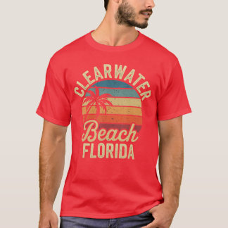 Florida Clear Vatten Beach Vacation Souvenirs Fami T Shirt