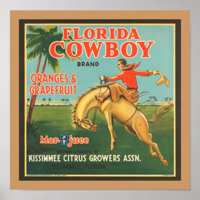 Florida Cowboy Poster (Framsidan)