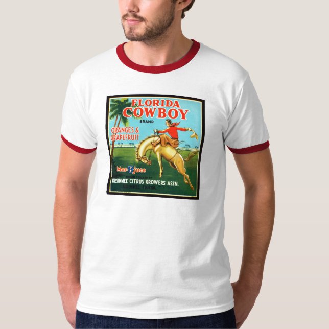 Florida Cowboyorangar och grapefrukter T-shirt (Framsida)