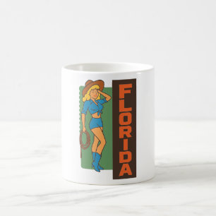 Florida Cowgirl med Lasso Kaffemugg