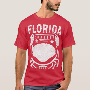 Florida Crabber Floridian Crabbing Stone Crab Fish T Shirt