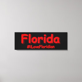 "Florida " Cute Design. Köp nu Canvastryck