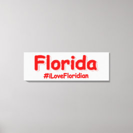 "Florida " Cute Design. Köp nu Canvastryck