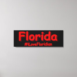 "Florida " Cute Design. Köp nu Canvastryck