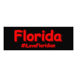 "Florida " Cute Design. Köp nu Fototryck