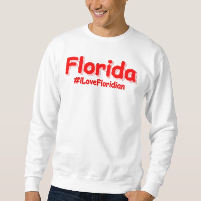 "Florida " Cute Design. Köp nu Lång Ärmad Tröja (Framsida)