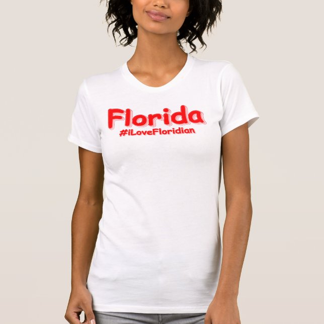 "Florida " Cute Design. Köp nu T Shirt (Framsida)