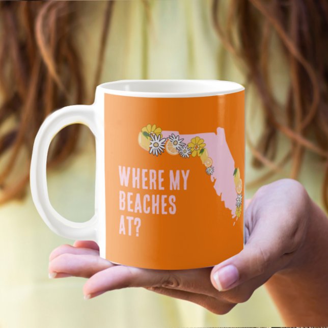 Florida, där Mina stränder Anpassningsbar Kaffemugg (Skapare uppladdad)