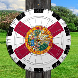 Florida Dartboard USA & Florida Flagga / speltavla Darttavla