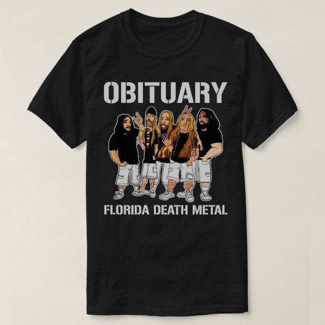 Florida Death Metall TShirt T Shirt (Design framsida)