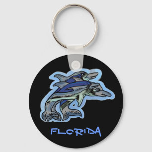 Florida delfinkeychain nyckelring